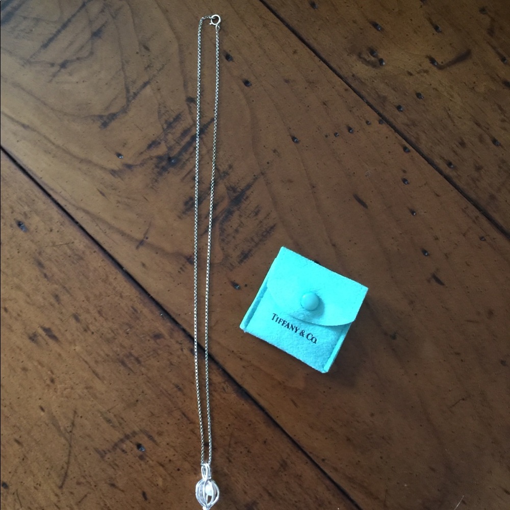 16 inch 925 and Pearl Tiffany & Co. Necklace